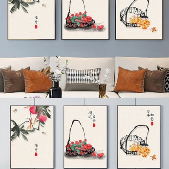 Chinese style ink decorative painting