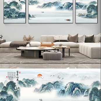 Chinese Landscape Fuchun Mountain Residence